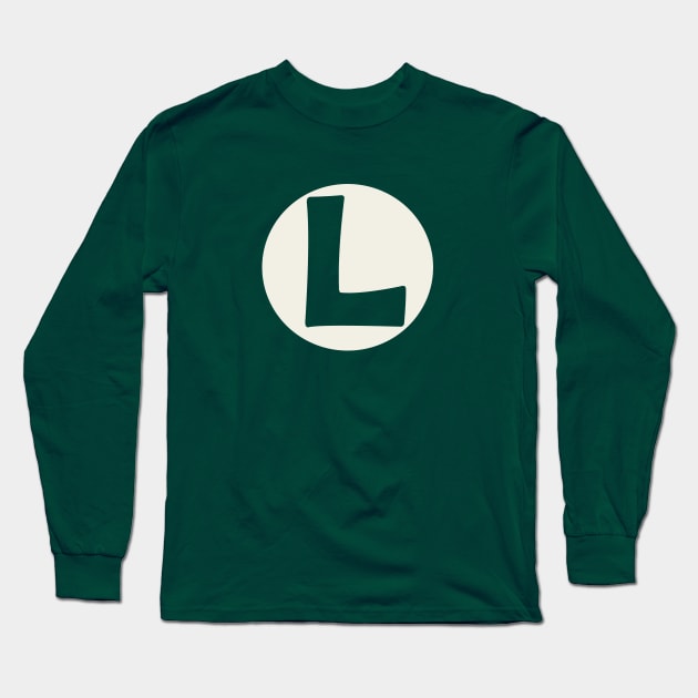 letter l green Long Sleeve T-Shirt by persa